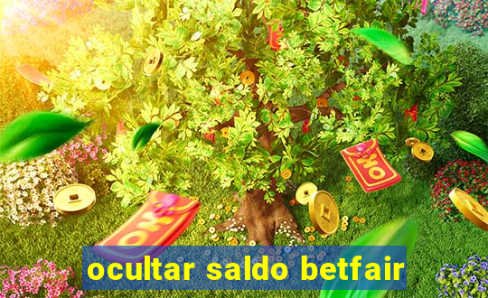 ocultar saldo betfair